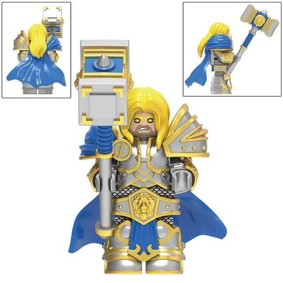 Warcraft Alliance Arthas Lich King Building Block Figure Toy