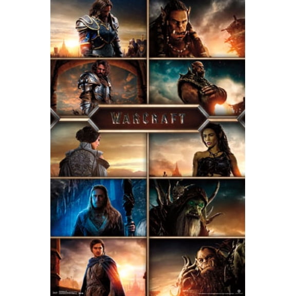 Warcraft - Grid Laminated Poster Print (22 x 34)