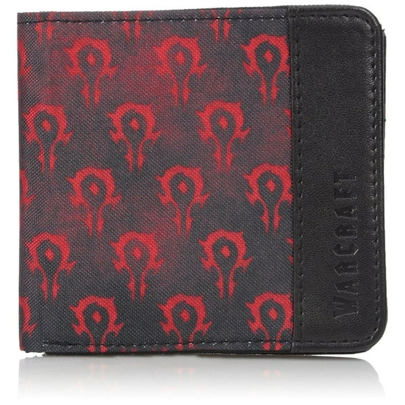 Warcraft Men's Movie Horde Logo Wallet, Black, One Size