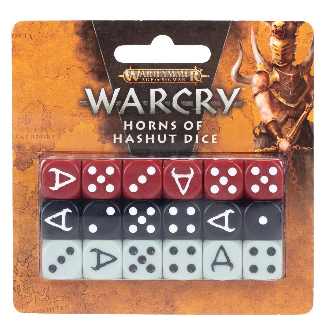 Games Workshop Warhammer Age of Sigmar Warcry: Horns of Hashut Dice GWS 111-91