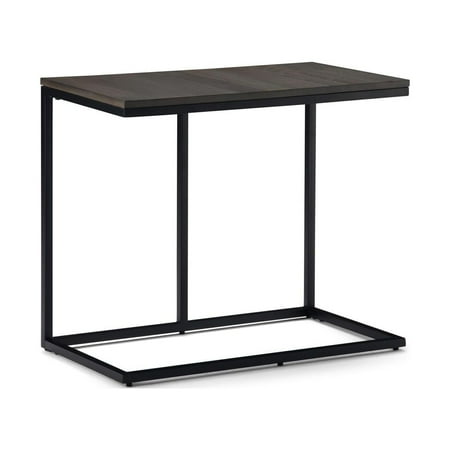 Simpli Home - Ward Rectangular Contemporary Industrial Mango Wood Side Table - Warm Gray