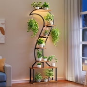 WardWolf Large Plant Stand Indoor with Grow Light,7 Tiered Metal Plant Shelf,Plant Rack Display Shelves,65" Tall Plant Stand for Indoor Plants Multiple, Corner Plant Holder for Home,Patio,Balcony