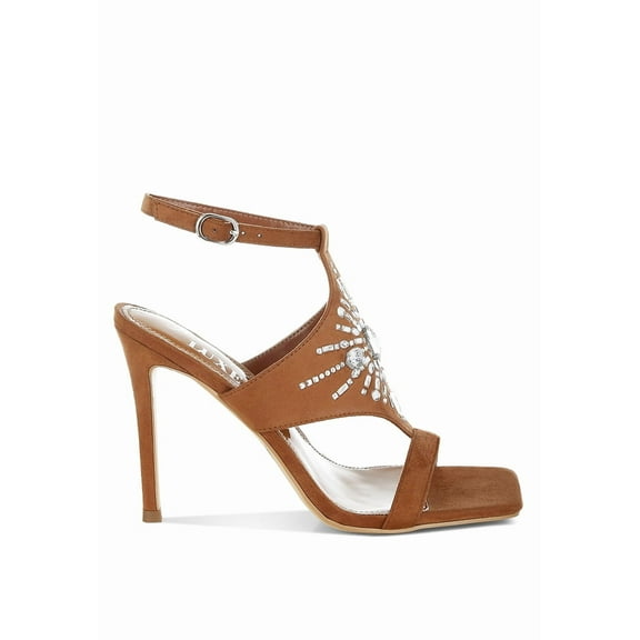 London Rag Warda Jeweled Shiny Stiletto Womens Heels