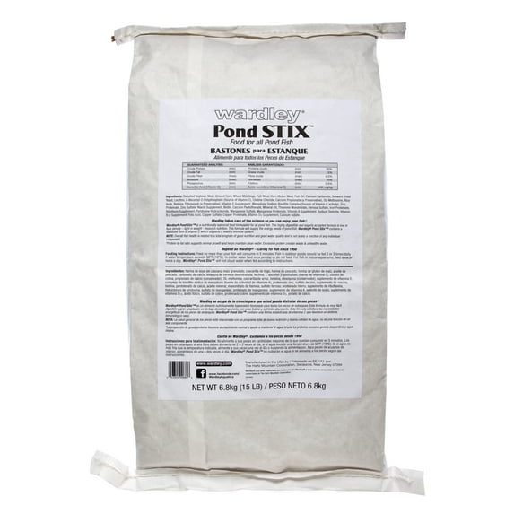 Wardley Pond Stix Fish Food, 15 Lb