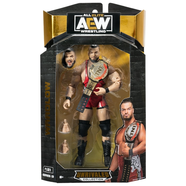 Wardlow (Red Singlet) - AEW Unrivaled 13 Jazwares AEW Toy Wrestling Action  Figure 