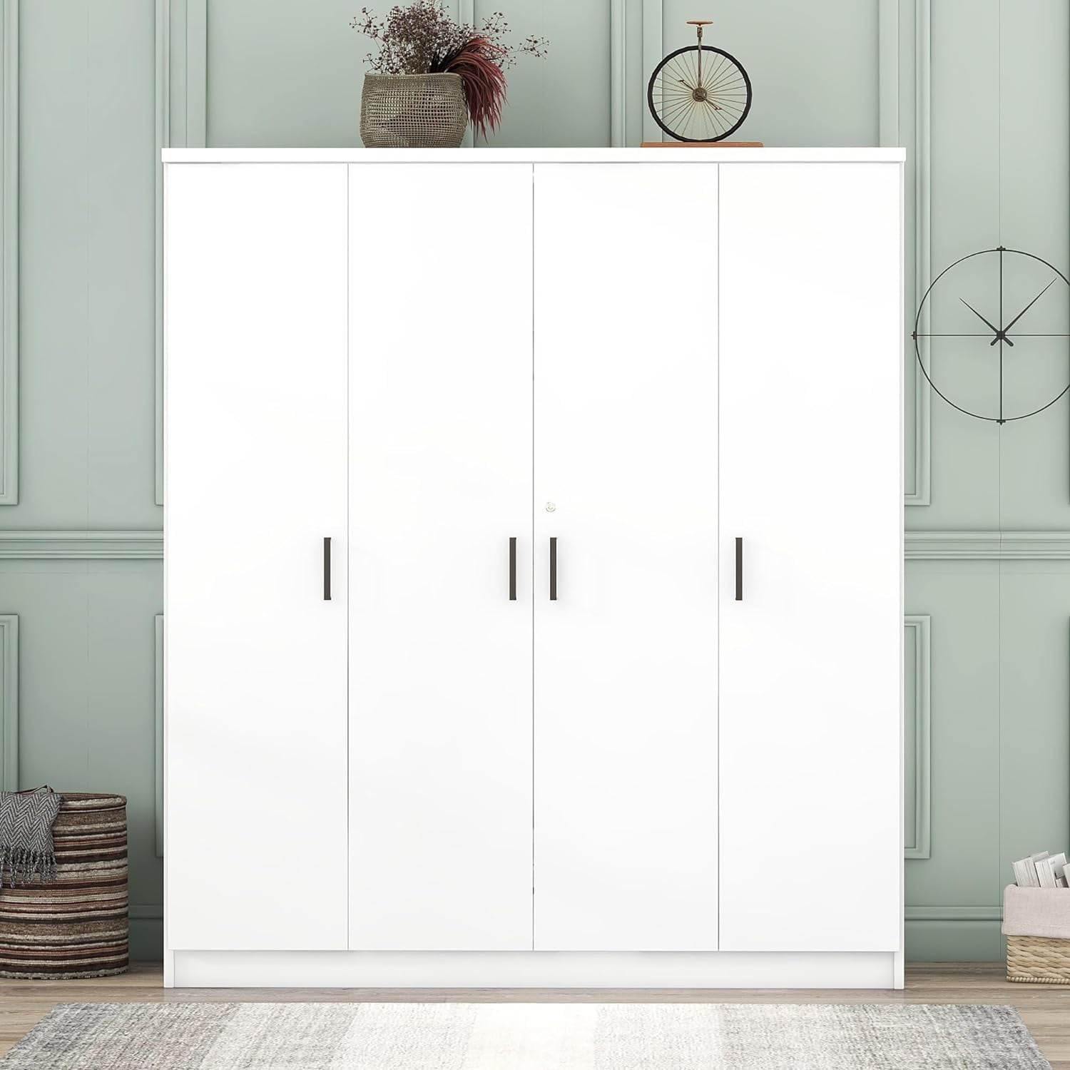 Wardrobe Armoire Closet With Doors And Drawers, Freestanding Wardrobe