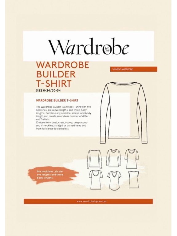 Paper Sewing Pattern Wardrobe Builder T Shirt - Tops for Women