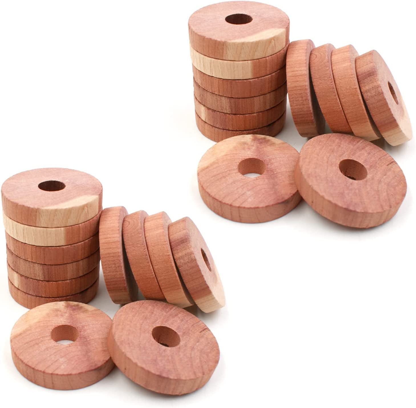 Wardrobe Cedar Wood Moth Ring, Natural and Sustainable Wardrobe Moth