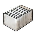 thumbnail image 1 of Wardrobe Clothes Organizer,Extra Large 9 Compartments Clothes Drawer Organizer, Clothing Organizer, Drawer Dividers for Clothes, Mesh Separation Box for Thin Jeans, Trousers, T-shirts, Skirts, 1 of 4