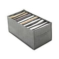thumbnail image 1 of Wardrobe Clothes Organizer, Foldable Closet Clothing Organizer with Handles, Divided Clothes Drawer, Closet Shelf Organizer Boxes, for Jean Sweater Shirt Pants Underwear Bra X8K6, 1 of 2