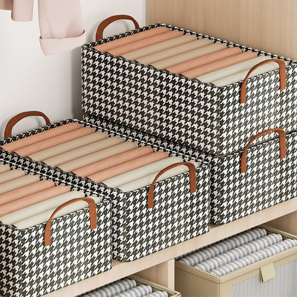 Wardrobe Clothes Organizer Space Saving Organizer Basket for Storing