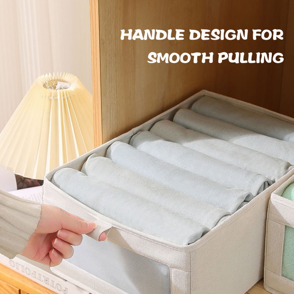 Wardrobe Clothes Organizer Space Saving Organizer Baskets for Storing