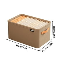 Taicans Wardrobe Clothes Organizers - Pant Storage & Closet Organizer,Space-Saving Folding Storage Box for Pants & Clothing,Foldable & Versatile Household Storage Solution