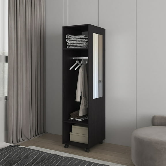 Wardrobe Devon, Bedroom, Black