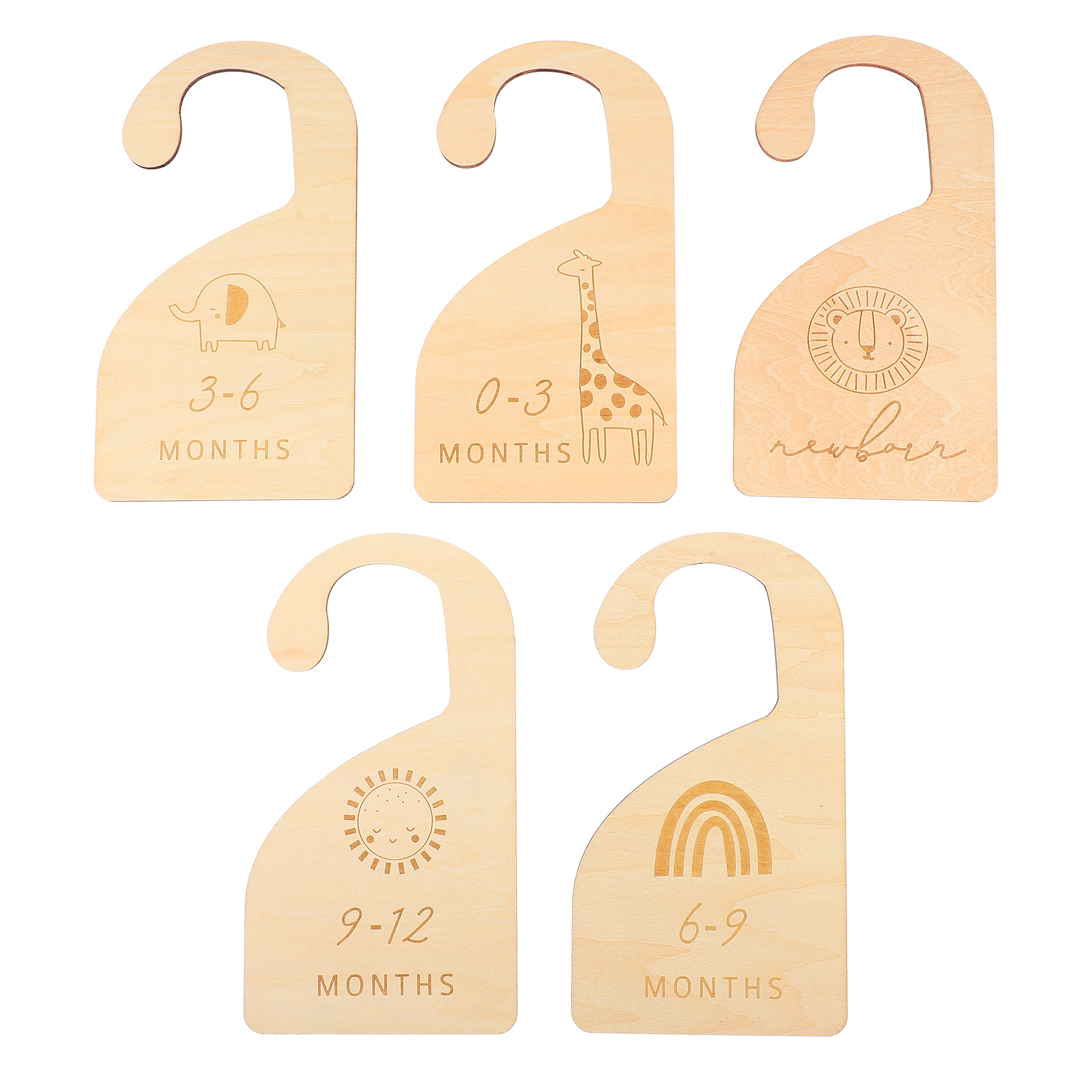 Wardrobe Divider Clothes Dividers for Infant Size Hanging Closet