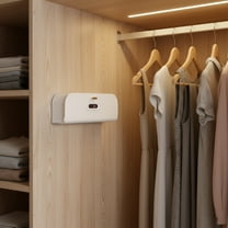 Wardrobe Hanging Storage Box for Underwear & Socks | 3-Piece Set of Multi-Layer Plastic Organizer Boxes | White Closet Organizer with Adjustable Dividers