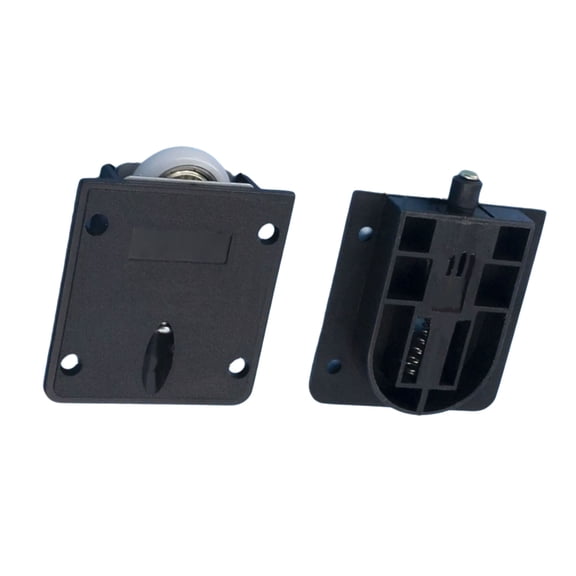 Wardrobe Sliding Door Bottom Rollers Plastic Materials for Smooth and Silents Operations Easy to Install for Daily Use