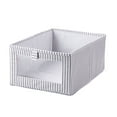 thumbnail image 1 of Wardrobe Storage Boxes, Cube Storage Bins Collapsible Fabric Container Ogranizer for Toys Cloth with Handle Clear Window Suitable for Storage, 1 of 4