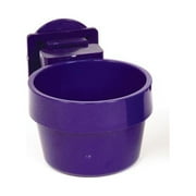 Ware 03301 Slide-N-Lock Pet Feeding Crock, Attaches to Cage, 10 oz., Assorted Colors - Quantity 4