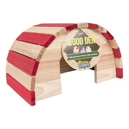 Ware 13120 Wood Den, Chew-Proof, Small Pets - Quantity 1