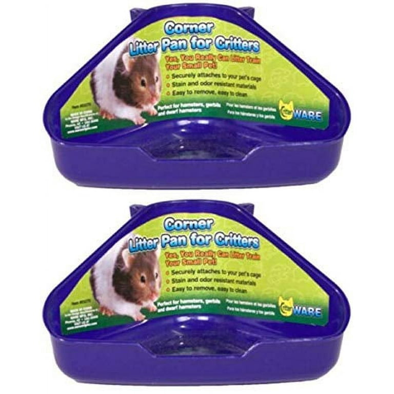 Hamster litter clearance pan