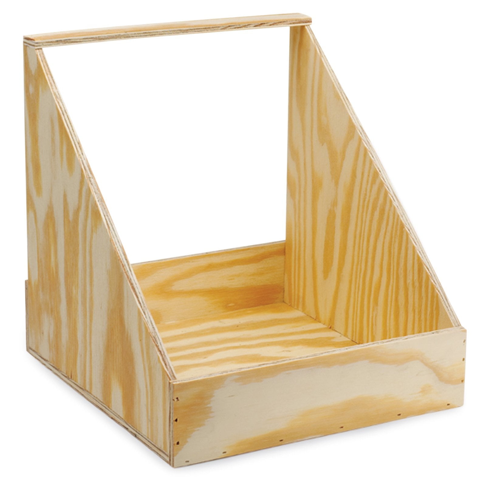 Natural Wood Chicken Nesting Box with Open Back