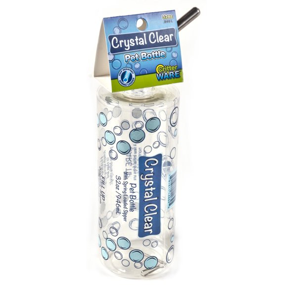 Ware Crystal Clear Pet Water Bottle 32 Oz