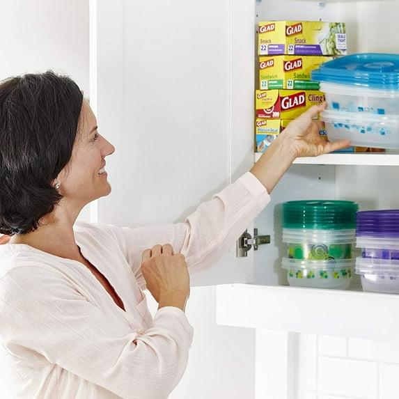 Ware Food Storage Containers, 20 Piece Set with Color Match Lids, Airtight  Containers