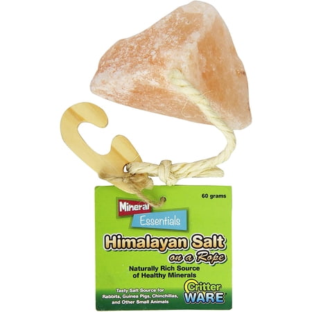 Ware Himalayan Salt on a Rope Small Pet Chew Treat 1 oz Mineral Block Hanger