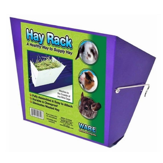Ware Manufacturing 714 Purple-Colored Hanging Small Animal Pets Metal Hay Rack