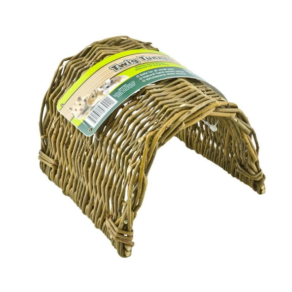Ware Manufacturing Willow Twig Tunnel Small Animal Hideout Renewable Small