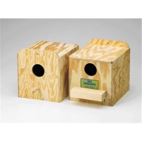 PARAKEET NEST BOX INSIDE MOUNT, 6.3" X 7.87" X 9.45"