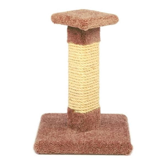 Ware Pet Products Carpeted Kitty Cactus Scratch Post with Sisal and Top