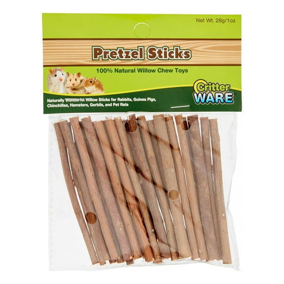 Ware Pretzel Sticks Small Animal Chew Toys, 1 Oz