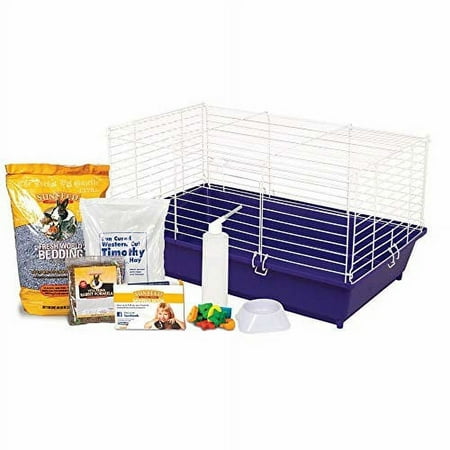 Ware Manufacturing Sunseed Rabbit Cage Starter Kit, Assorted Colors (1 Pack)