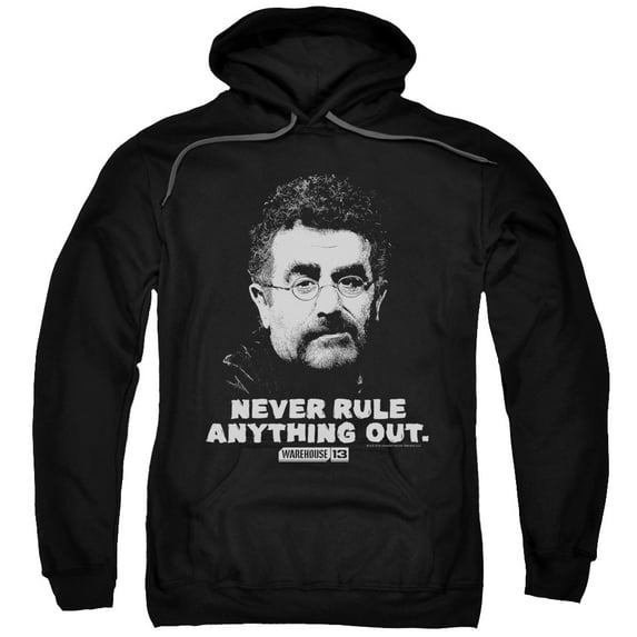 Trevco Warehouse 13-Artie Adult Pull-Over Hoodie, Black - 3X