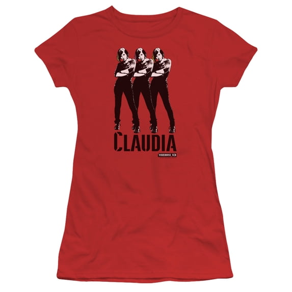 Warehouse 13 Claudia Junior Women's T-Shirt Sheer Red