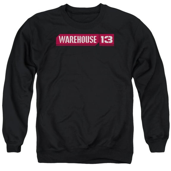 Warehouse 13 Logo Adult Crewneck Sweatshirt Black