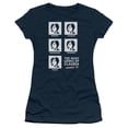 thumbnail image 1 of Warehouse 13 Many Looks Junior Women's T-Shirt Sheer Navy, 1 of 2