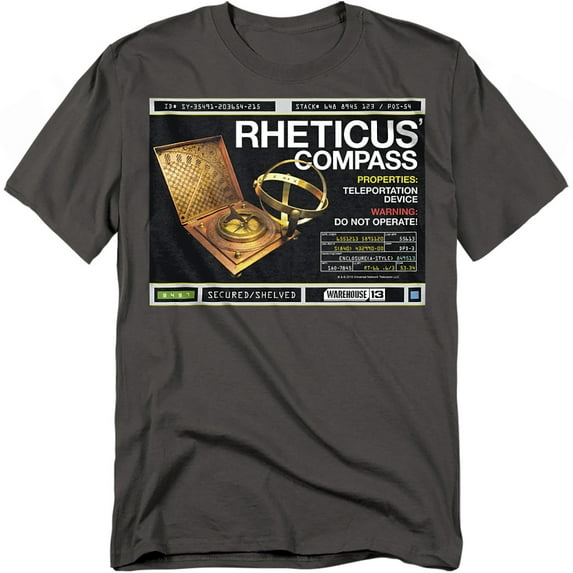 Warehouse 13 T-Shirt Rheticus Compass Unisex Graphic Tee For Men & Women
