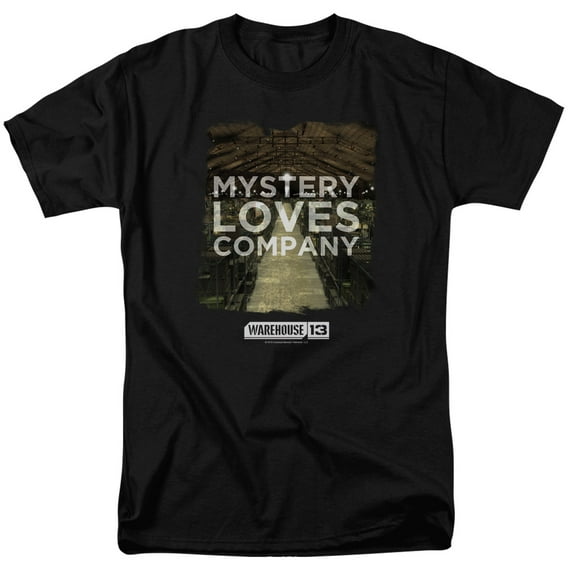 Warehouse 13 Mystery Loves Adult 18/1 T-Shirt Black