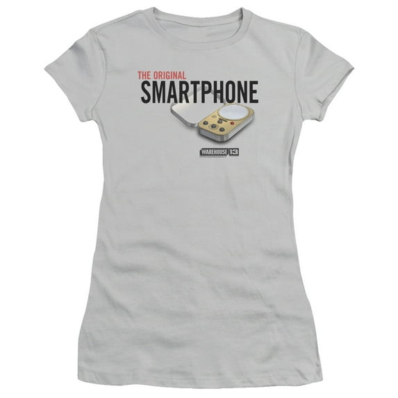 Warehouse 13 Originalartphone Junior Women's T-Shirt Sheer Silver