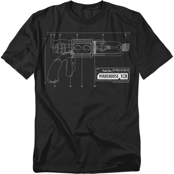 Warehouse 13 T-Shirt Tesla Gun Unisex Graphic Tee For Men & Women