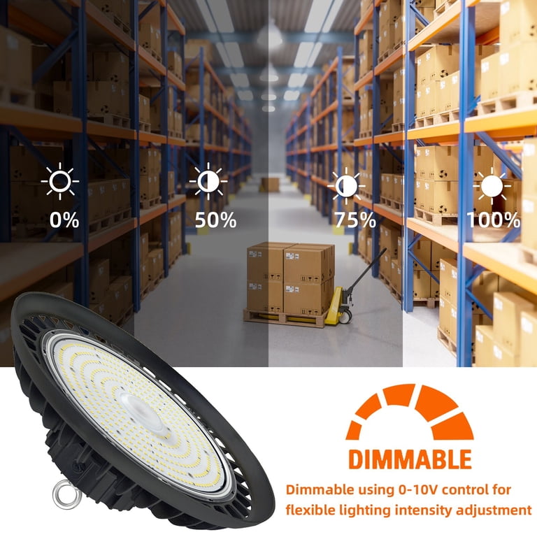 100W 150W 200W UFO LED High Bay Lights Lamp Industrial Workshop