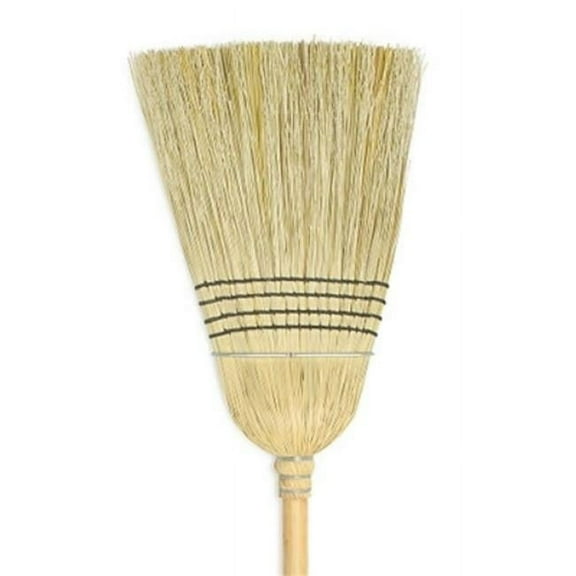 Warehouse 4-Sew Broom Lacquer Handle with Band