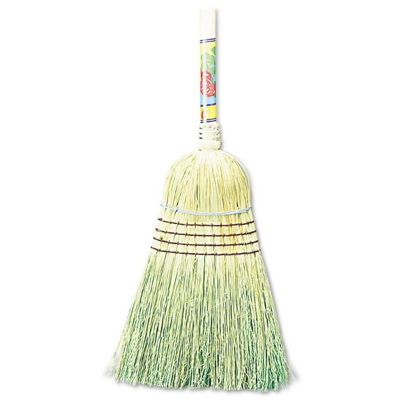 Warehouse Broom, Corn Fiber Bristles, 42 Inch Wood Handle, Natural (932C)