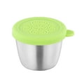 thumbnail image 1 of 1 Pcs Stainless Steel Sauce Dishes, Round Seasoning Bowls, Mini Appetizer Plates, Sushi Dipping Bowl Mixing Saucers (3.15 x 1.18 Inch), 1 of 5