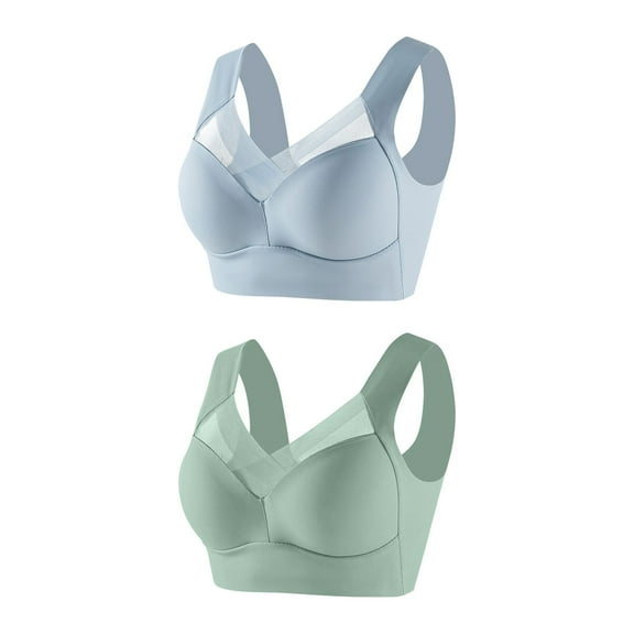 Warehouse 2PC Zenchic Bra - Seamless Sexy Push up Wireless Bra,Lysine Charm Bras,Zen Chic Bra,Ice Silk Bra,Posture Correcting Bra