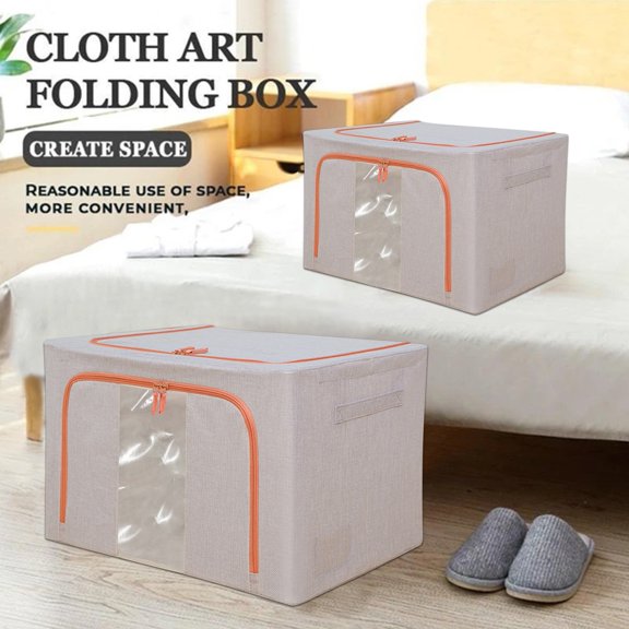 Warehouse Clearance! BVXEEP Closet Organizer, Clothes Storage Box Cloth Art Clothes Storage Box Large Household Storage Box
