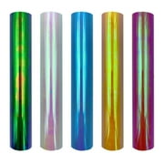Warehouse Clearance! Chenjy Cricut Vinyl Permanent Holographic Flash Wave Self Adhesive Vinyl Roll for Cricut, Decal, Stickers Walmart Outlet